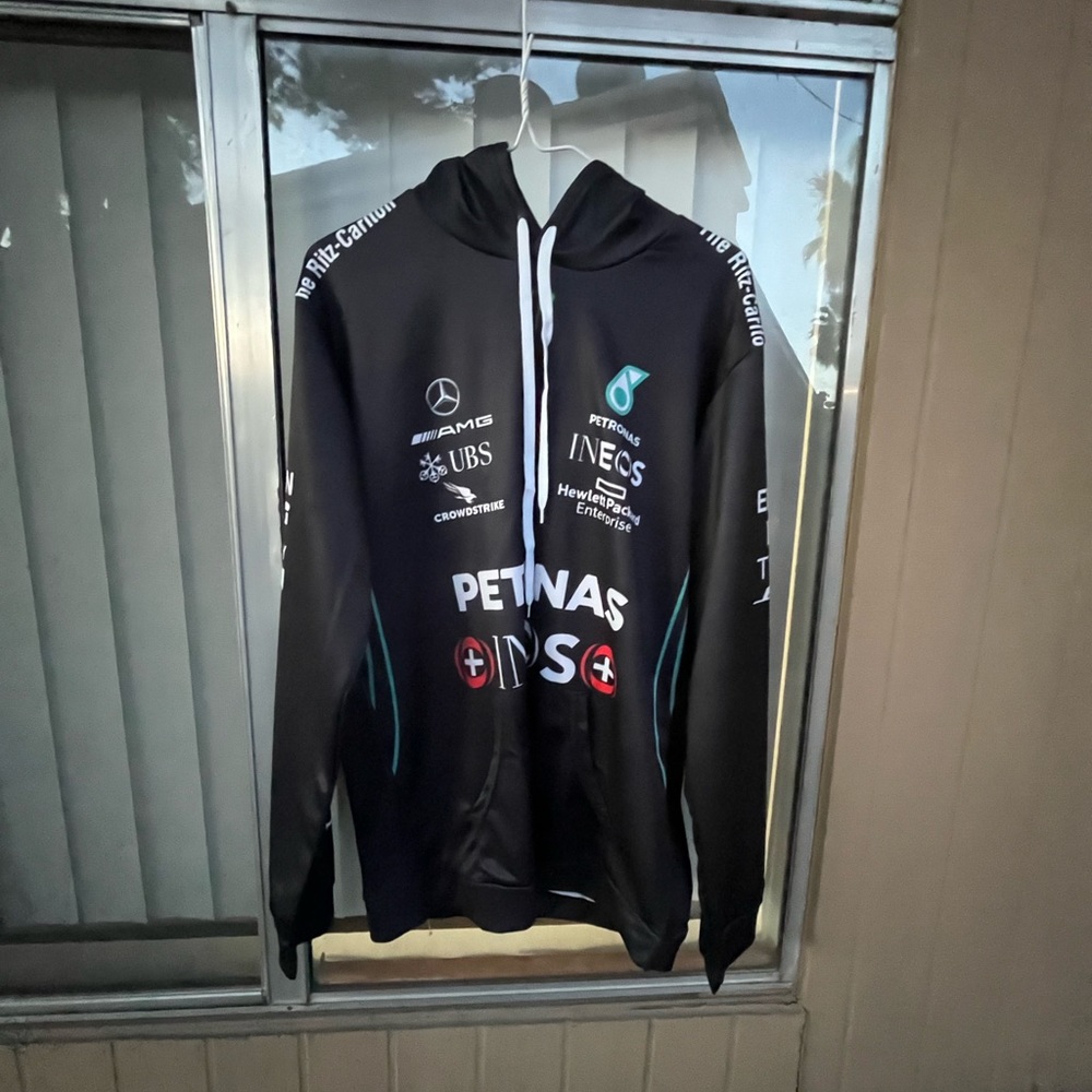 Hoodie with Racing logos, Men Women, Mercedes Benz,Monster,